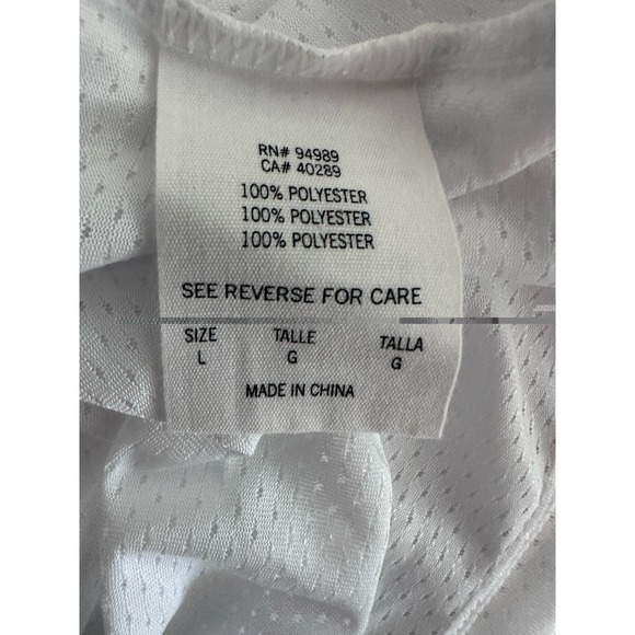 MLB Boston Red Sox Tee Women's L Campus Lifestyle Logo Short Sleeve Mesh Flaw* - Picture 5 of 9